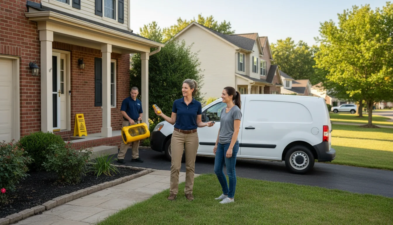 Residential water damage restoration in Grant, CO